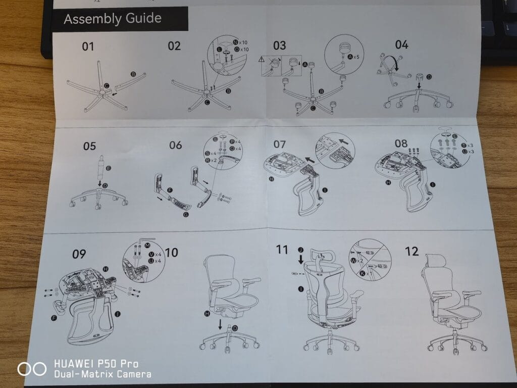 SIHOO DORO C300PRO
組み立て説明書